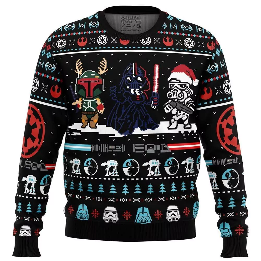 Merry Xmas Star Wars Party Ideas Christmas 3d ugly sweatshirt