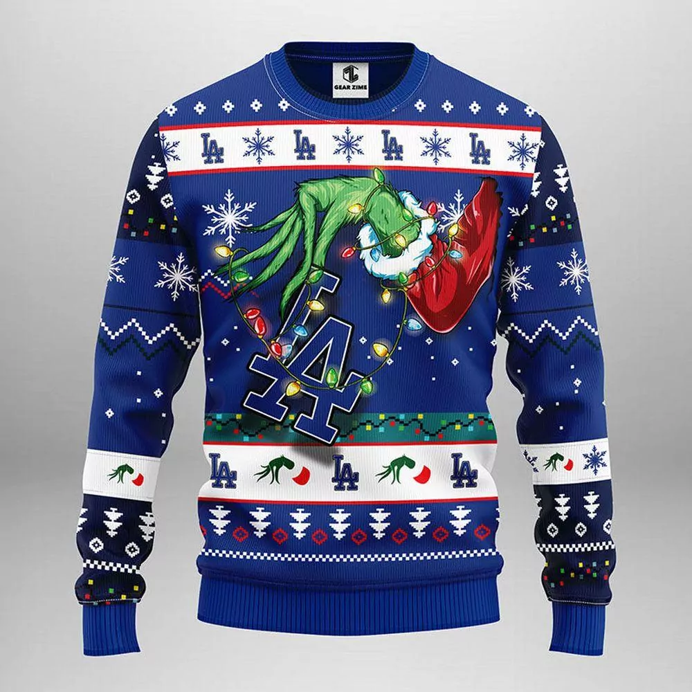 MLB Los Angeles Dodgers Special Christmas 3d ugly sweatshirt