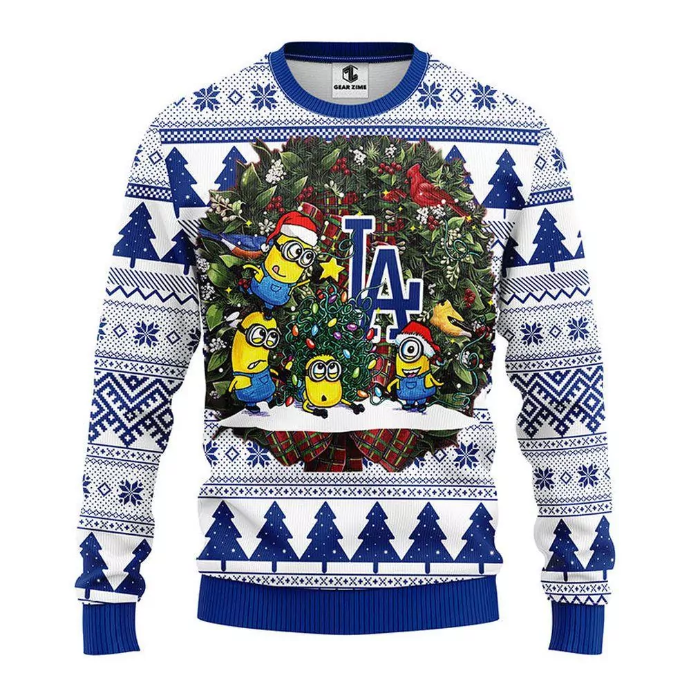 MLB Los Angeles Dodgers Special Christmas 3d ugly sweatshirt