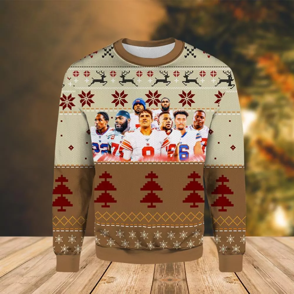 New York Giants Roster 2024 Christmas Limited 3d ugly sweatshirt
