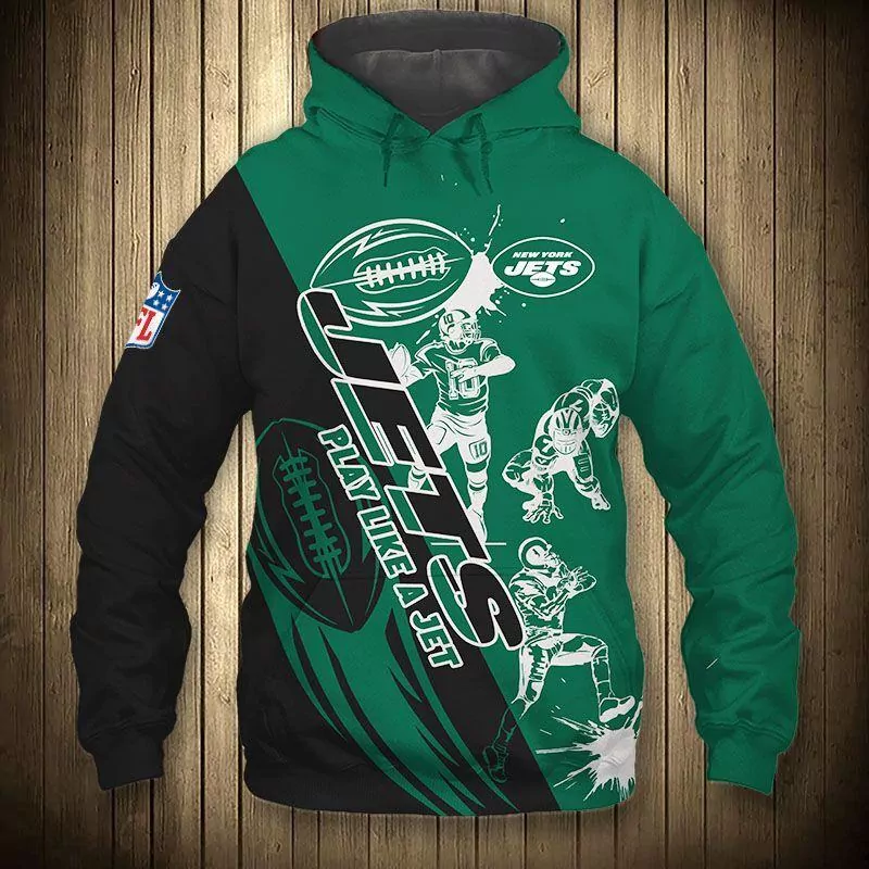 New York Jets Zip Up 3d
