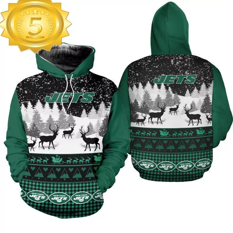 New York Jets Zip Up 3d