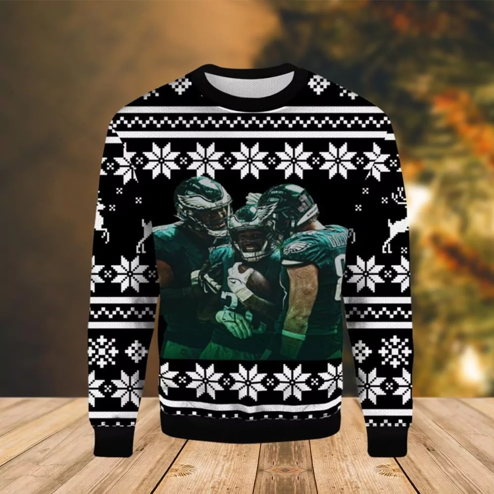 Nfc Champion Philadelphia Eagles Christmas Limited 3d ugly sweatshirt