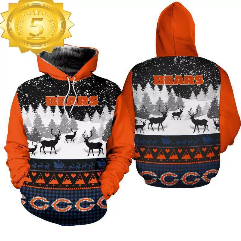 NFL Chicago Bears Gift For Xmas 3d