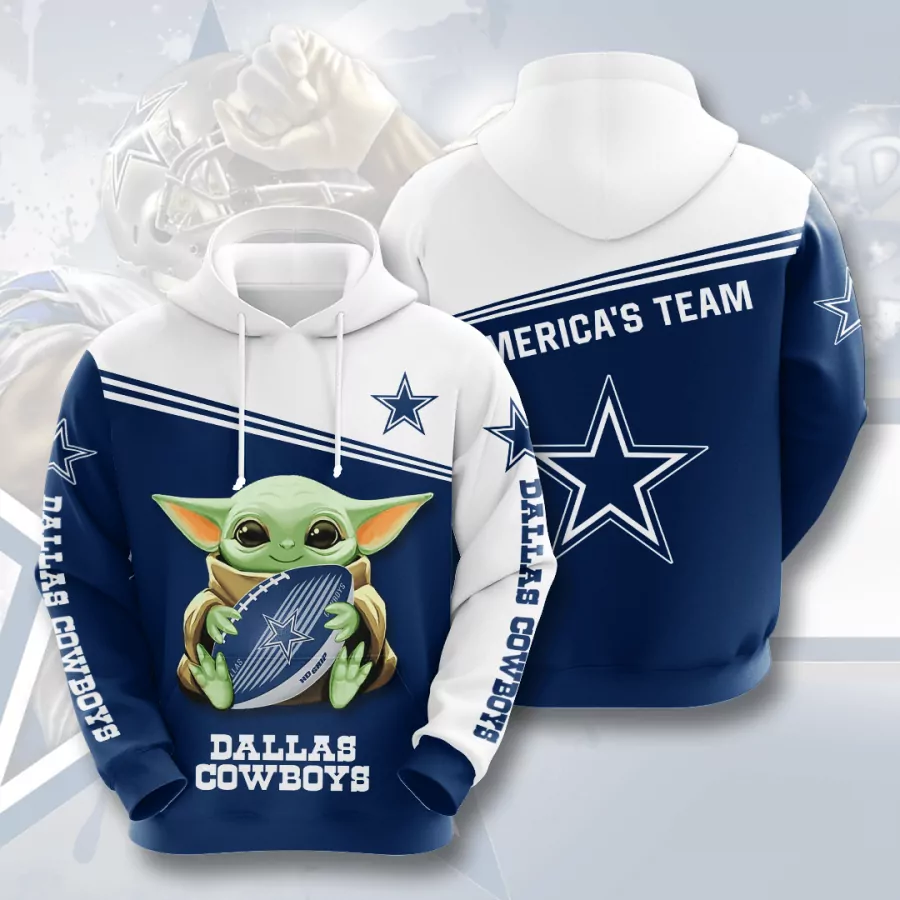 Nfl Dallas Cowboys baby yonda for fans 3d