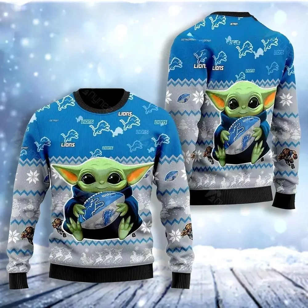 Nfl Detroit Lions Jared Goff Christmas Limited 3d ugly sweatshirt