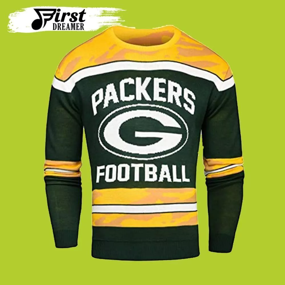 Nfl Glow In The Dark Green Bay Packers 3d ugly sweatshirt