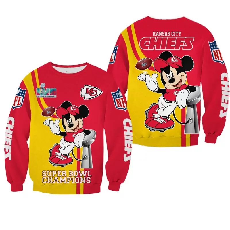 NFL JuJu Smith Schuster Kansas City Chiefs American Football Conference Champions Sweatshirt 3d sweatshirt