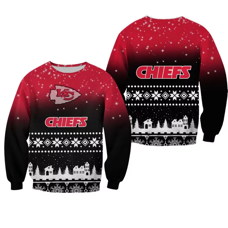 NFL Kansas City Chiefs Christmas Pattern Limited Edition 32410 3d ugly sweatshirt