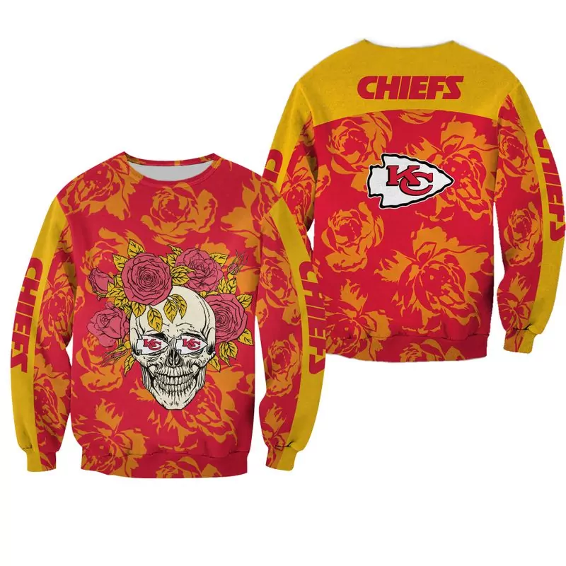 NFL Kansas City Chiefs Christmas Pattern Reindeer Limited Edition 40810 3d ugly sweatshirt