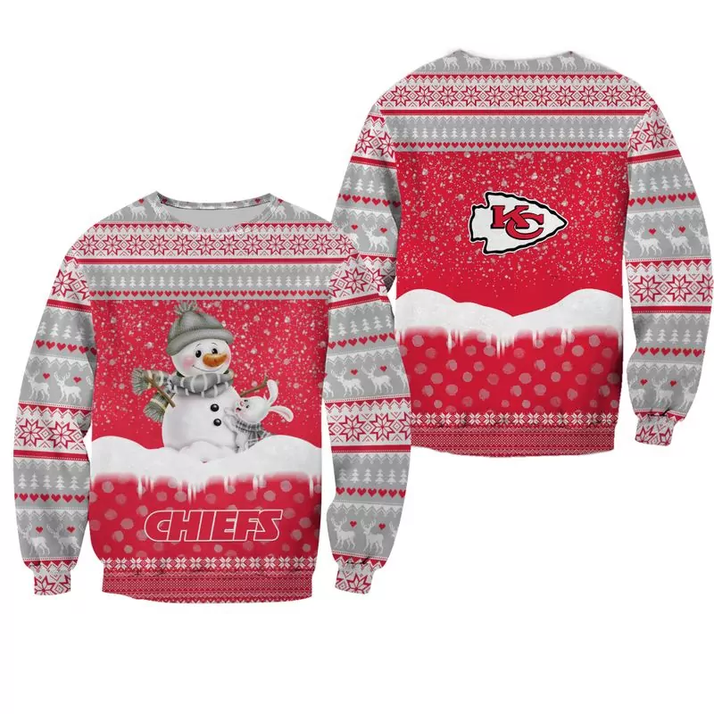 NFL Kansas City Chiefs Christmas Reindeer Limited Edition 37210 3d sweatshirt