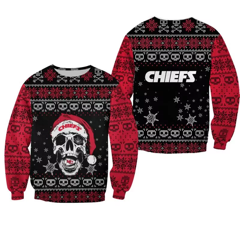 NFL Kansas City Chiefs Christmas Reindeer Limited Edition 37210 3d sweatshirt