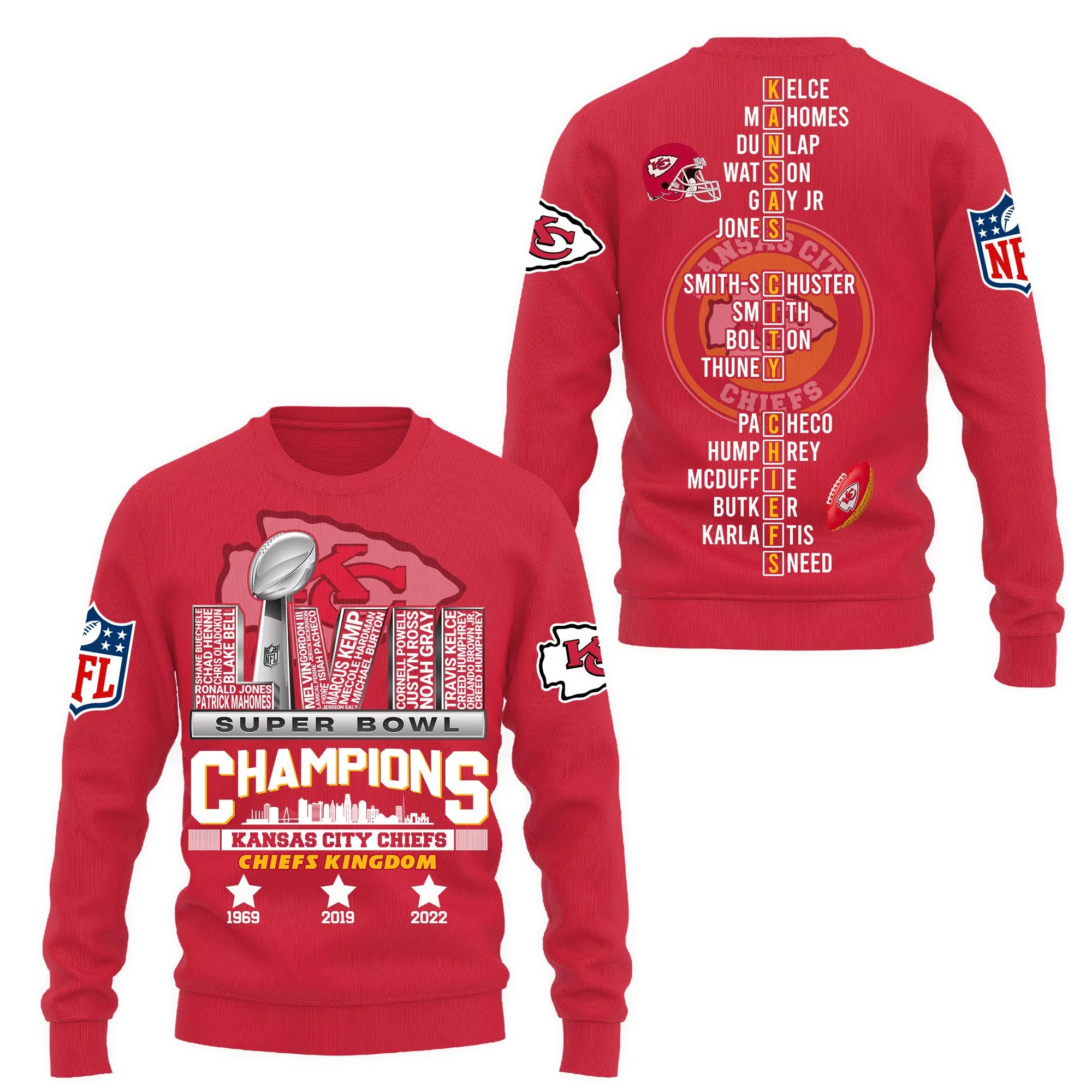 NFL Kansas City Chiefs Christmas Snowman Limited Edition 34510 3d sweatshirt