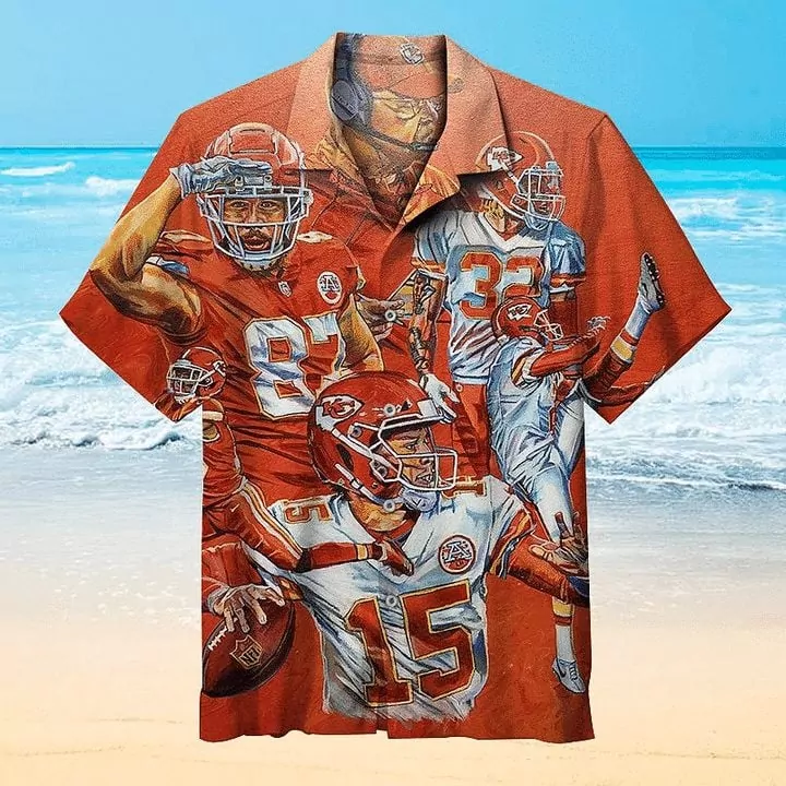 NFL Kansas City Chiefs Hawaiian Unisex 01010 3d hawaiian Shirt