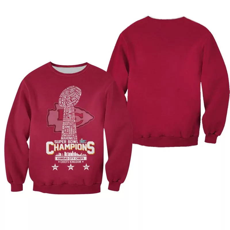 NFL Kansas City Chiefs Limited Edition 10210 3d sweatshirt