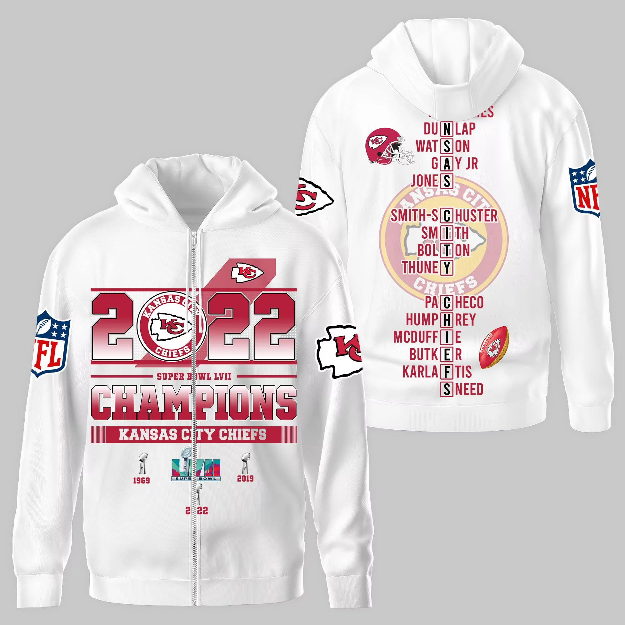 Nfl Kansas City Chiefs Limited Edition Zip 05810 3d