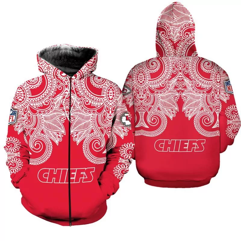 Nfl Kansas City Chiefs Limited Edition Zip Fleece 03410 3d