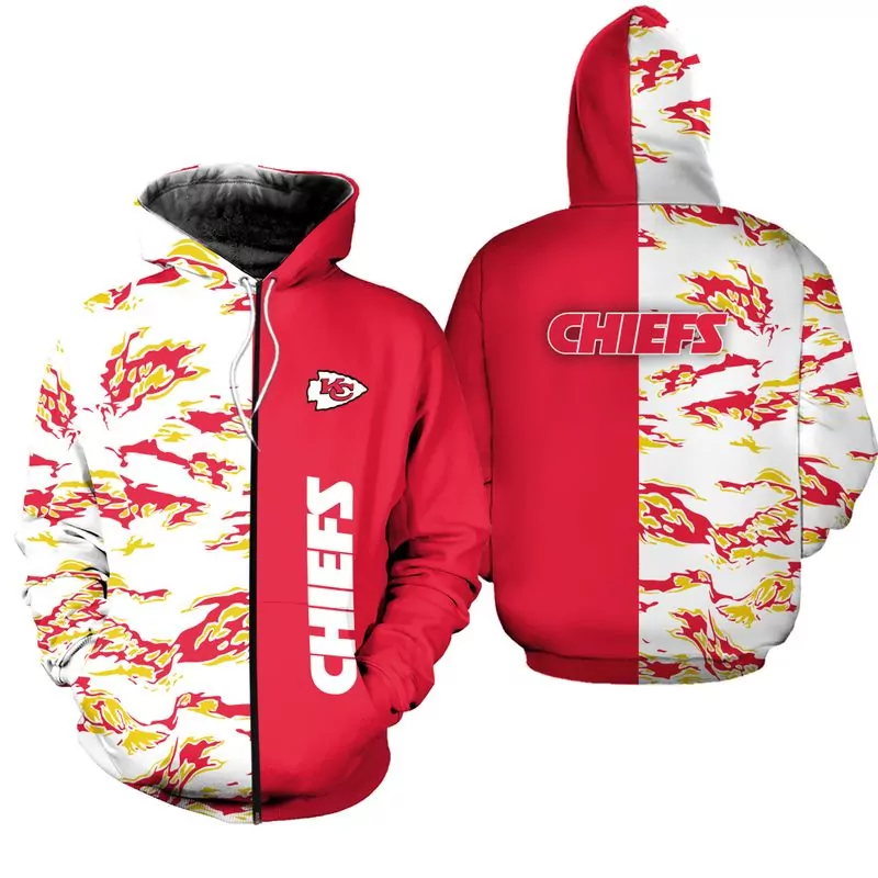 Nfl Kansas City Chiefs Limited Edition Zip Up 07910 3d
