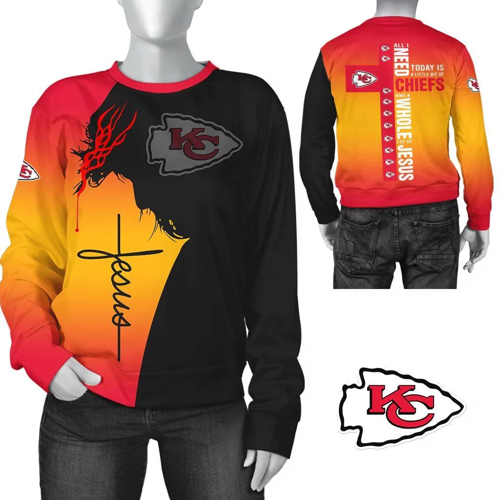 NFL Kansas City Chiefs Mickey 57010 3d sweatshirt