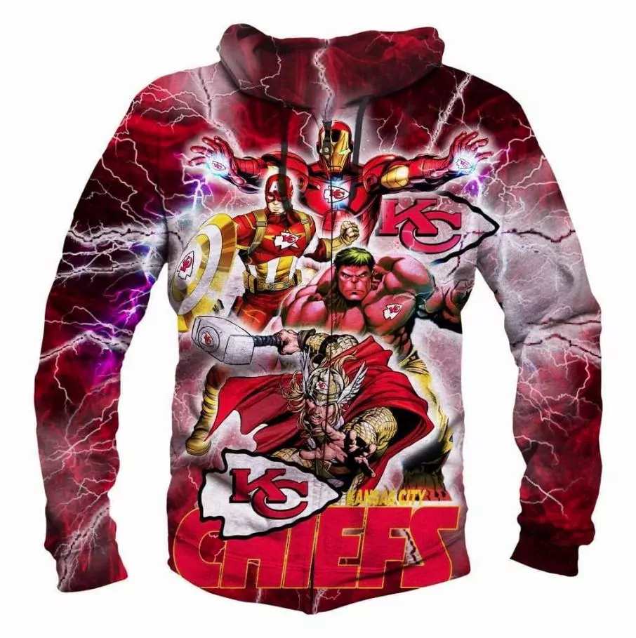 Nfl Kansas City Chiefs Pink Breast Cancer Zip 07281 3d