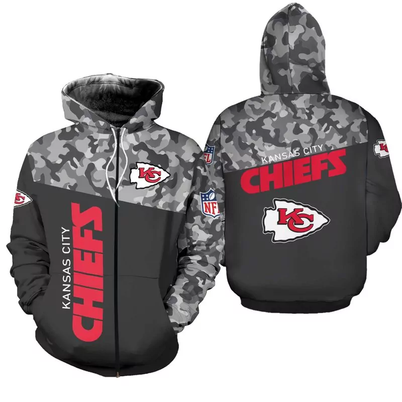 Nfl Kansas City Chiefs Pink Breast Cancer Zip 07281 3d