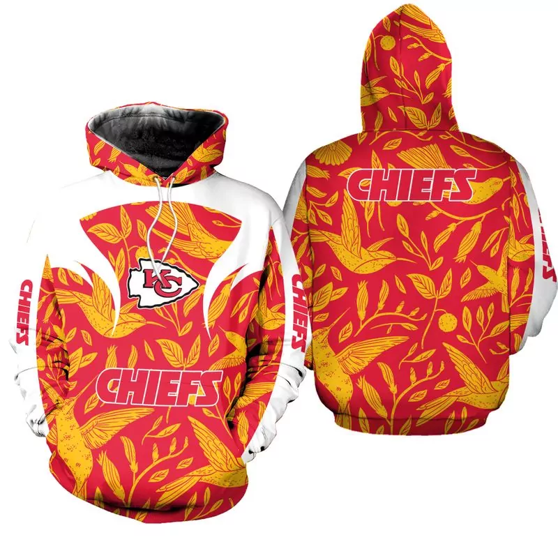 NFL Kansas City Chiefs Sunflower Stripe Pattern Limited Edition Unisex Fleece 34910 3d