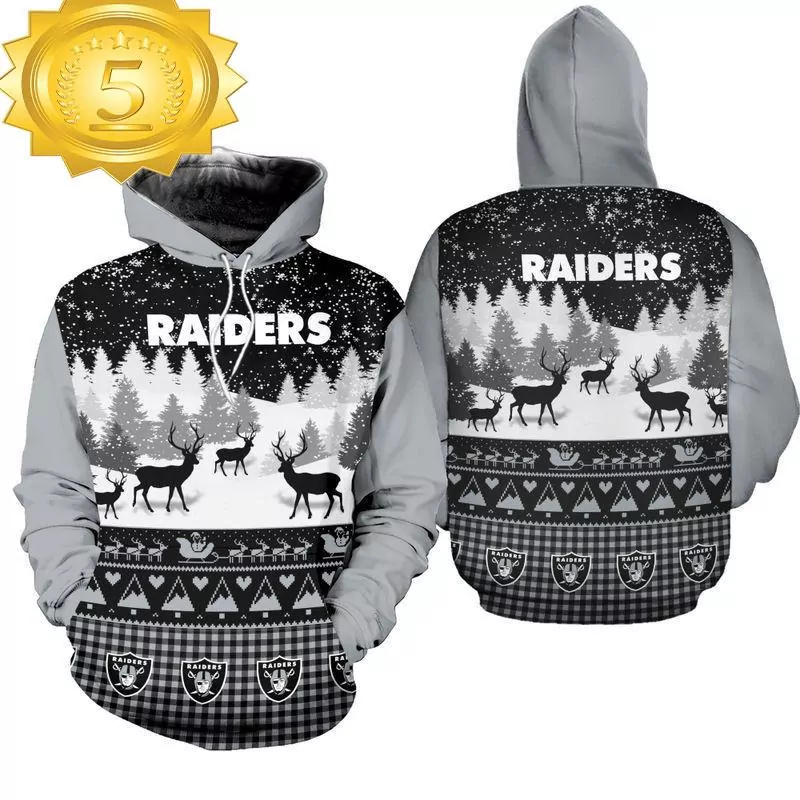 NFL Las Vegas Raiders Gift For Xmas 3d