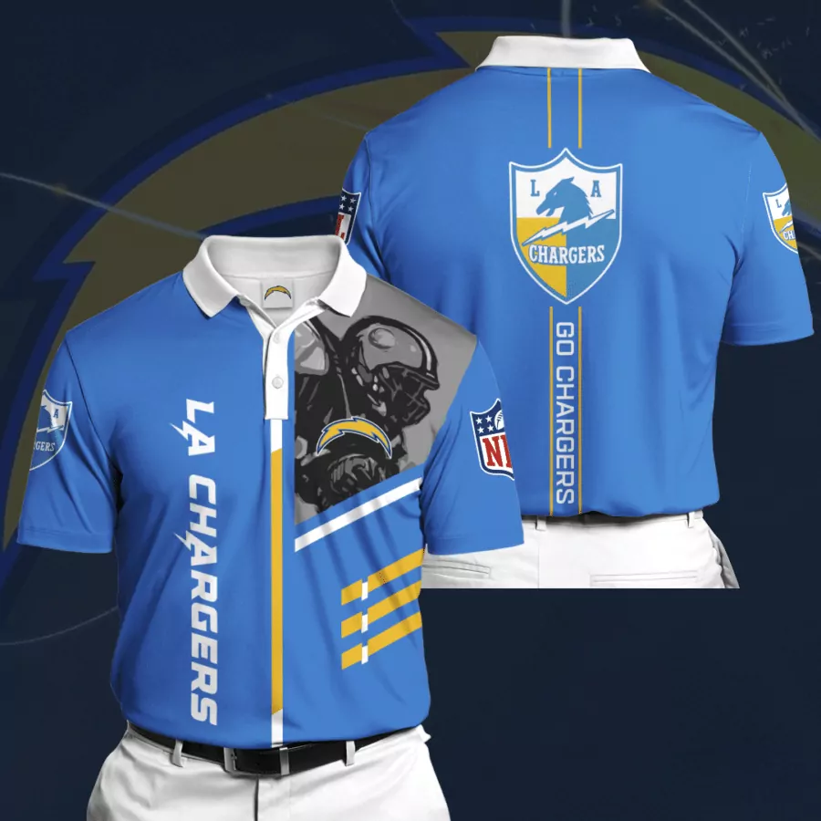 NFL Los Angeles Chargers classic for fans 3d polo