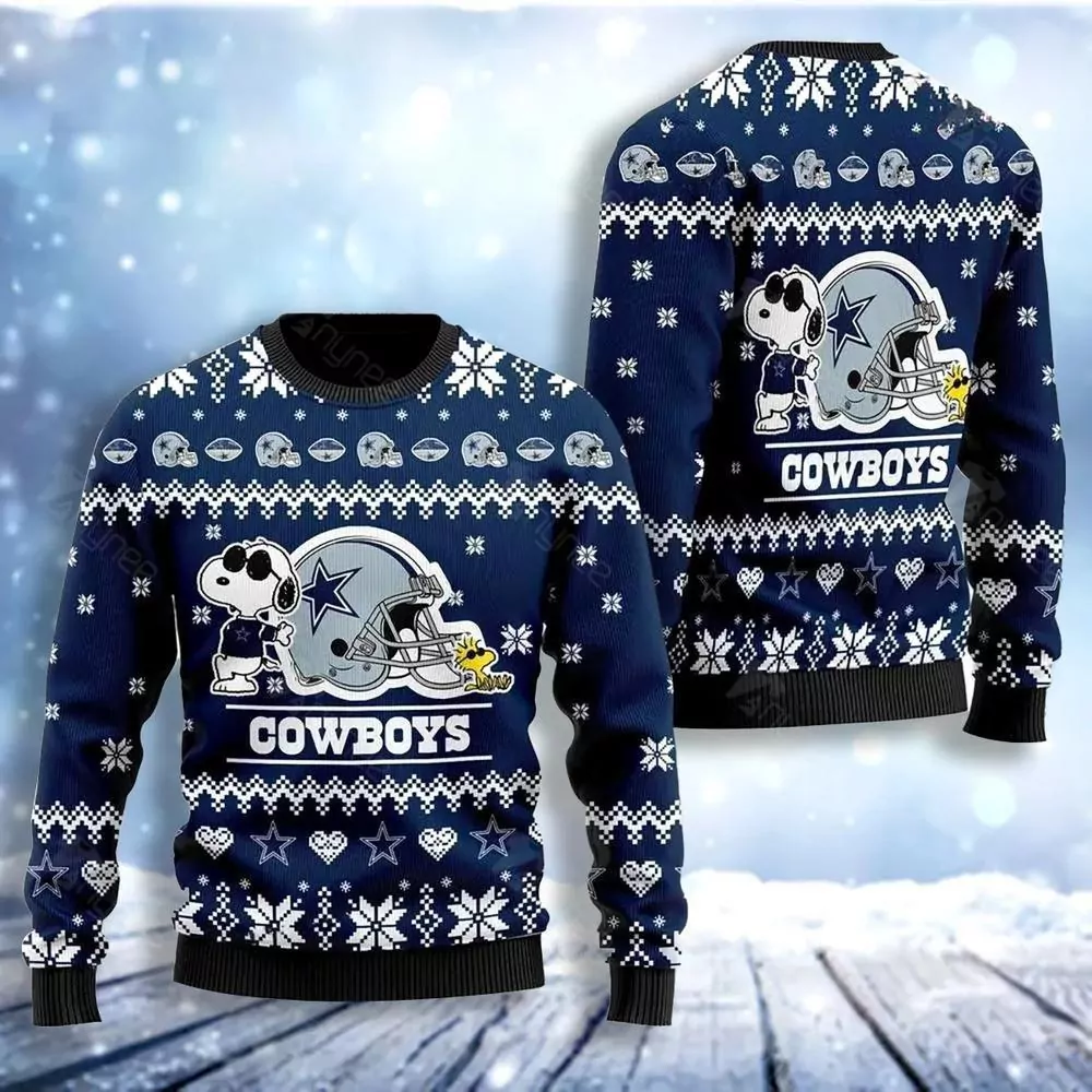 Nfl Patches Style Dallas Cowboys Christmas Limited 3d ugly sweatshirt