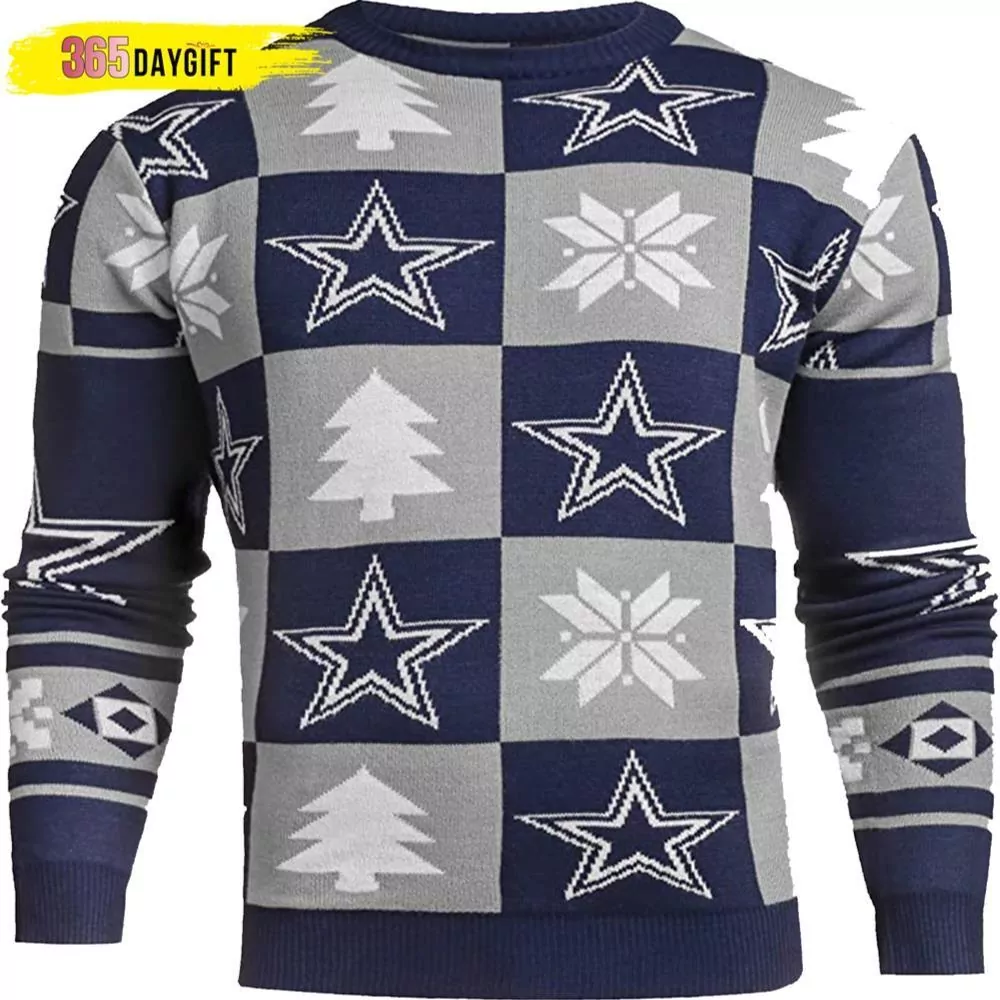 Nfl Patches Style Dallas Cowboys Christmas Limited 3d ugly sweatshirt