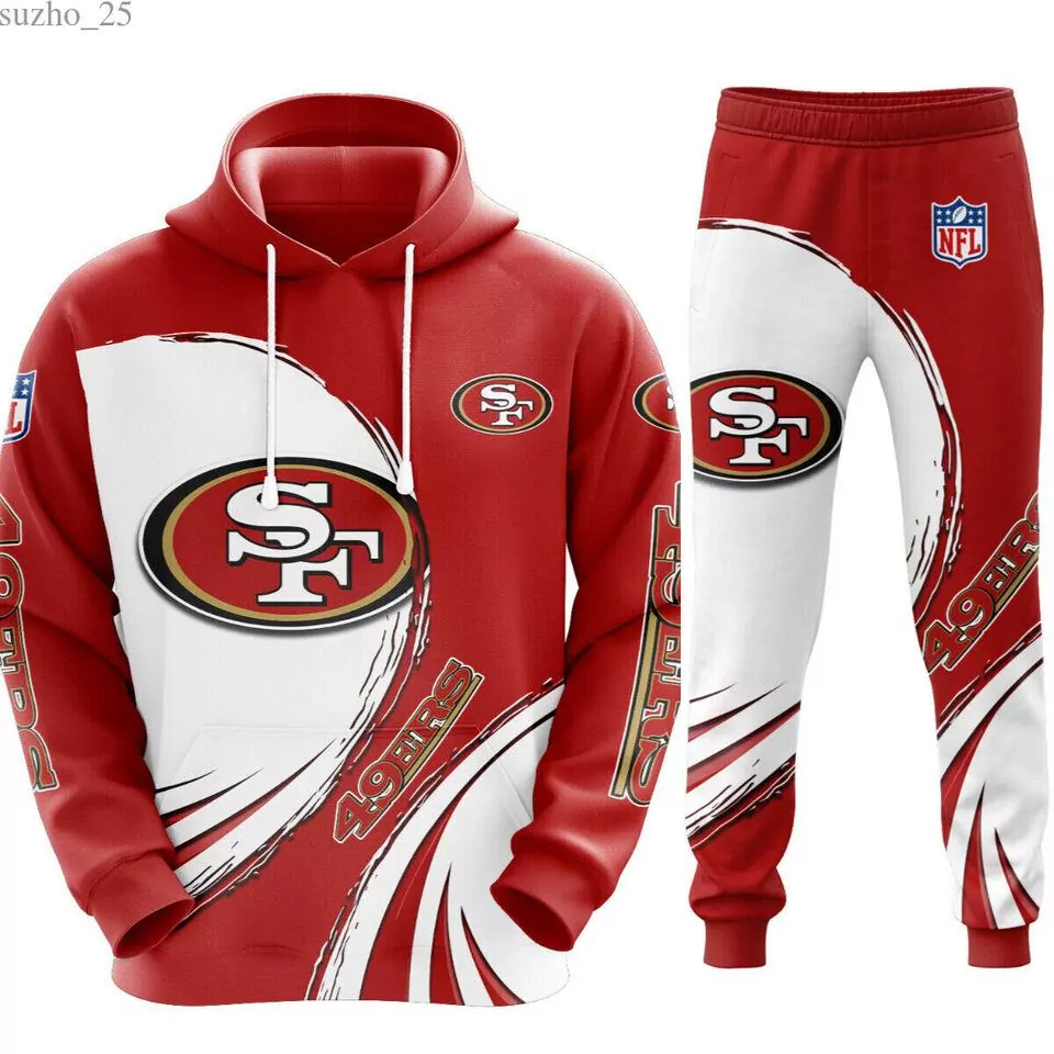 NFL San Francisco 49ers Tracksuit Pants set sport 3d