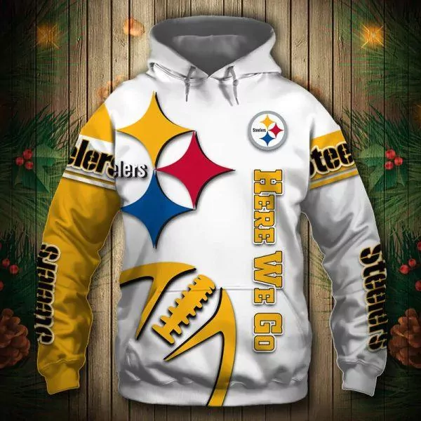 NFL Skull in Pittsburgh Steelers Football for fan 3d