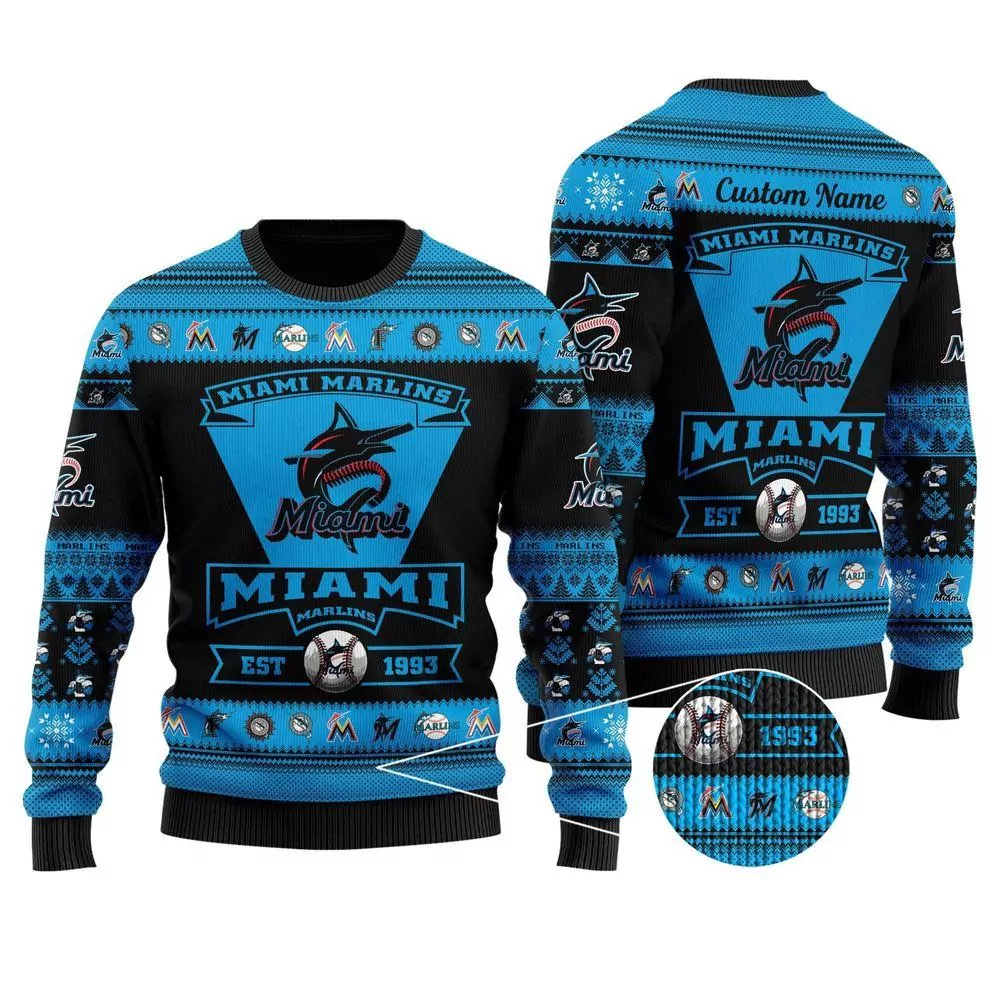 Nfl Super Team Miami Dolphins Christmas Awesome 3d ugly sweatshirt
