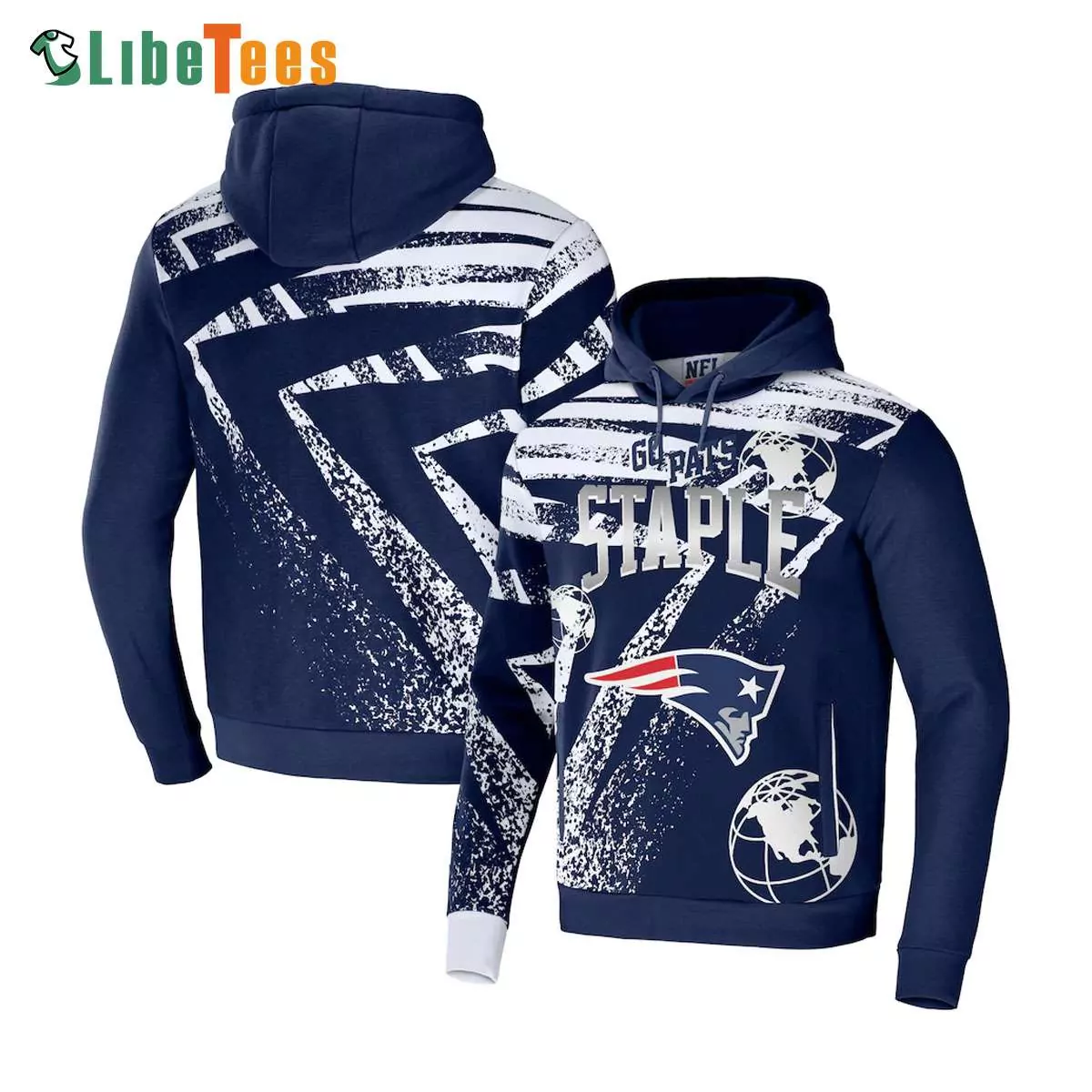 NFL x Staple Navy New England Patriots New England Patriots Gift custom 3d