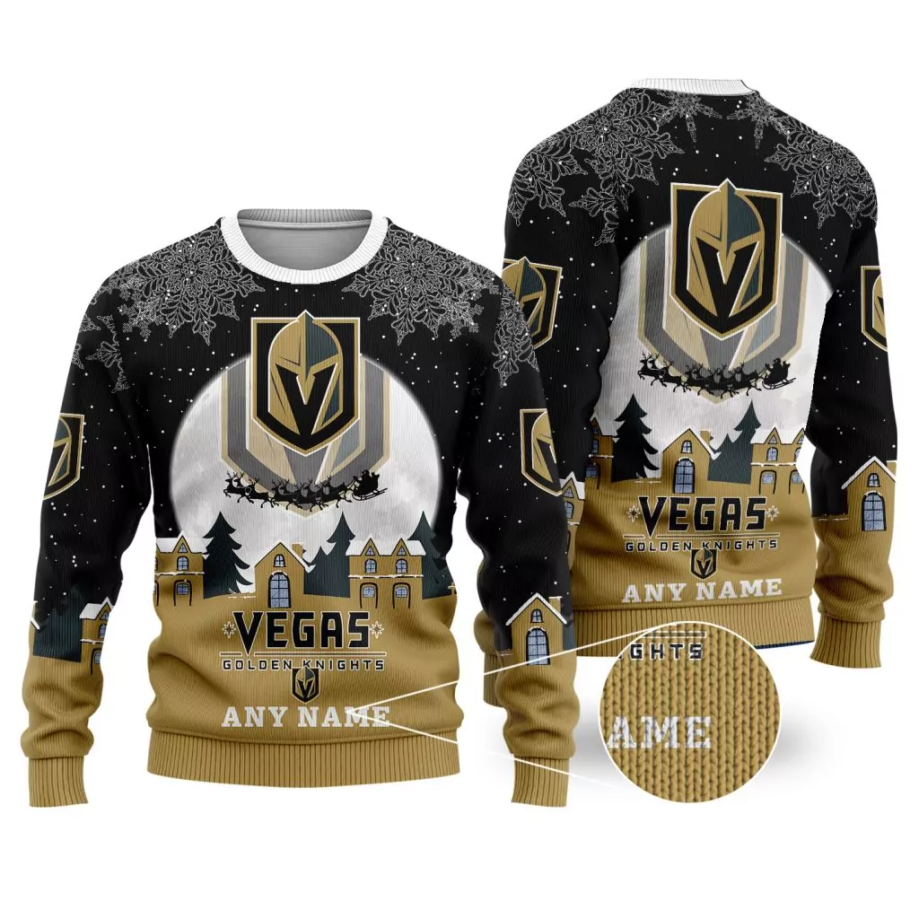 NHL Vegas Golden Knights Special Christmas 3d ugly sweatshirt