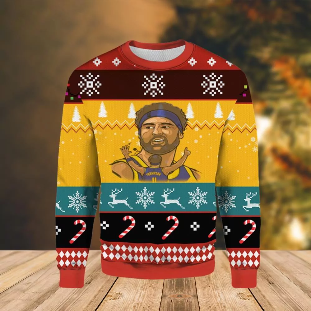 Nice Man Klay Thompson Golden State Warriors Golden State Warriors 3d ugly sweatshirt