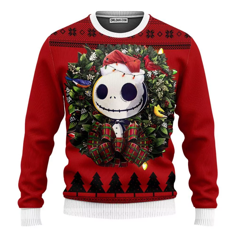 Nightmare Before Christmas 3d ugly sweatshirt