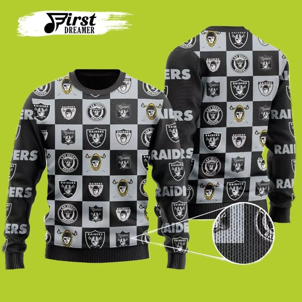 Oakland Las Vegas Raiders Christmas 3d ugly sweatshirt