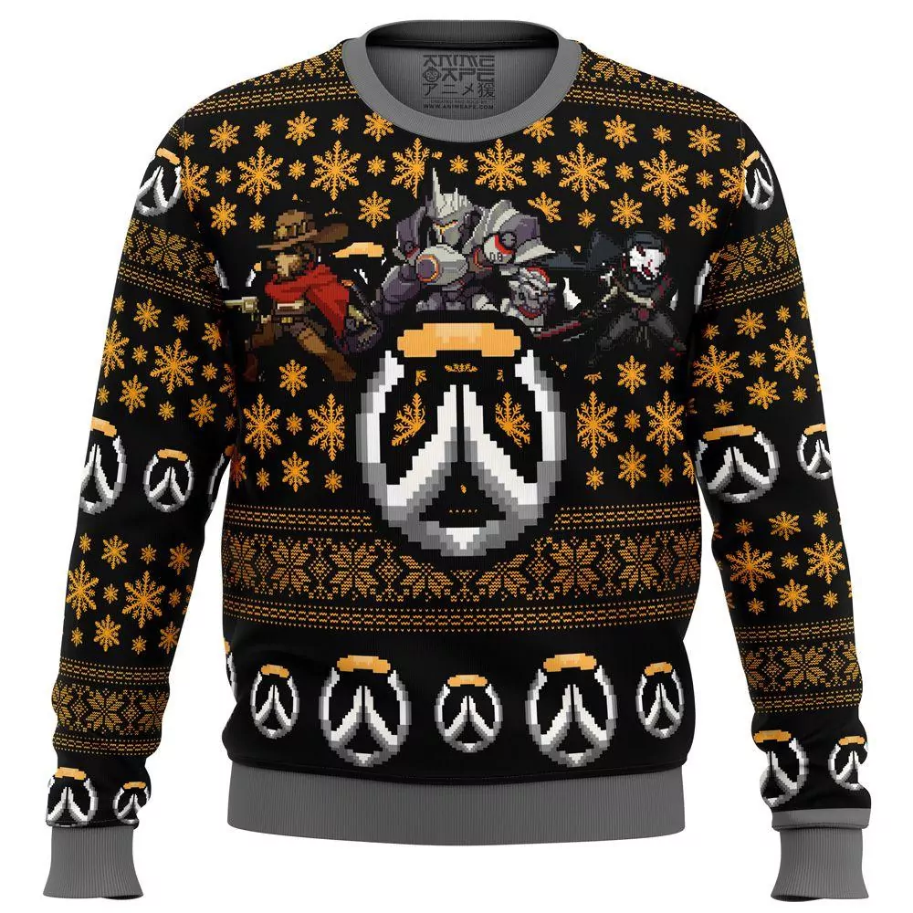 Overwatch The Reaper Christmas Limited 3d ugly sweatshirt