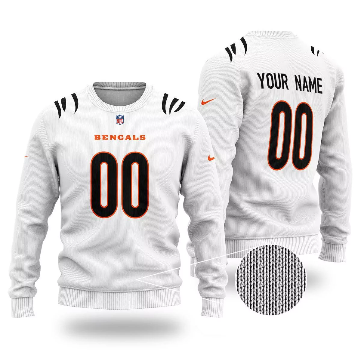 Personalized Cincinnati Bengals NFL Black Christmas Cincinnati Bengals 3d ugly sweatshirt