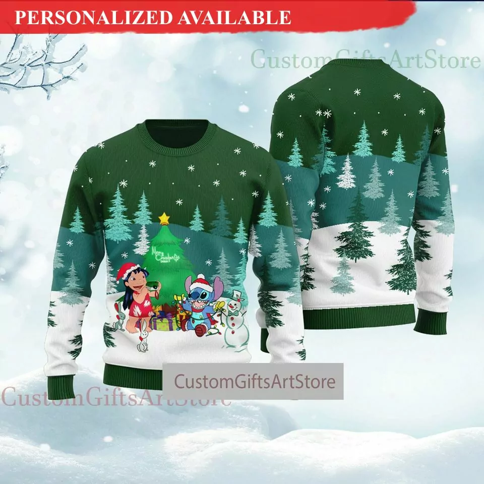Personalized Disney Goofy Christmas 3d ugly sweatshirt