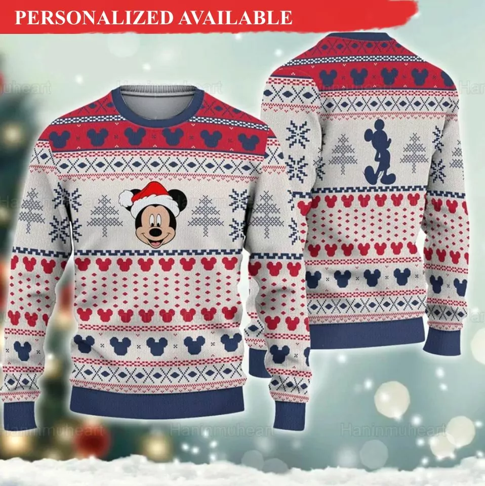 Personalized Disney Goofy Dog Christmas Christmas 3d ugly sweatshirt