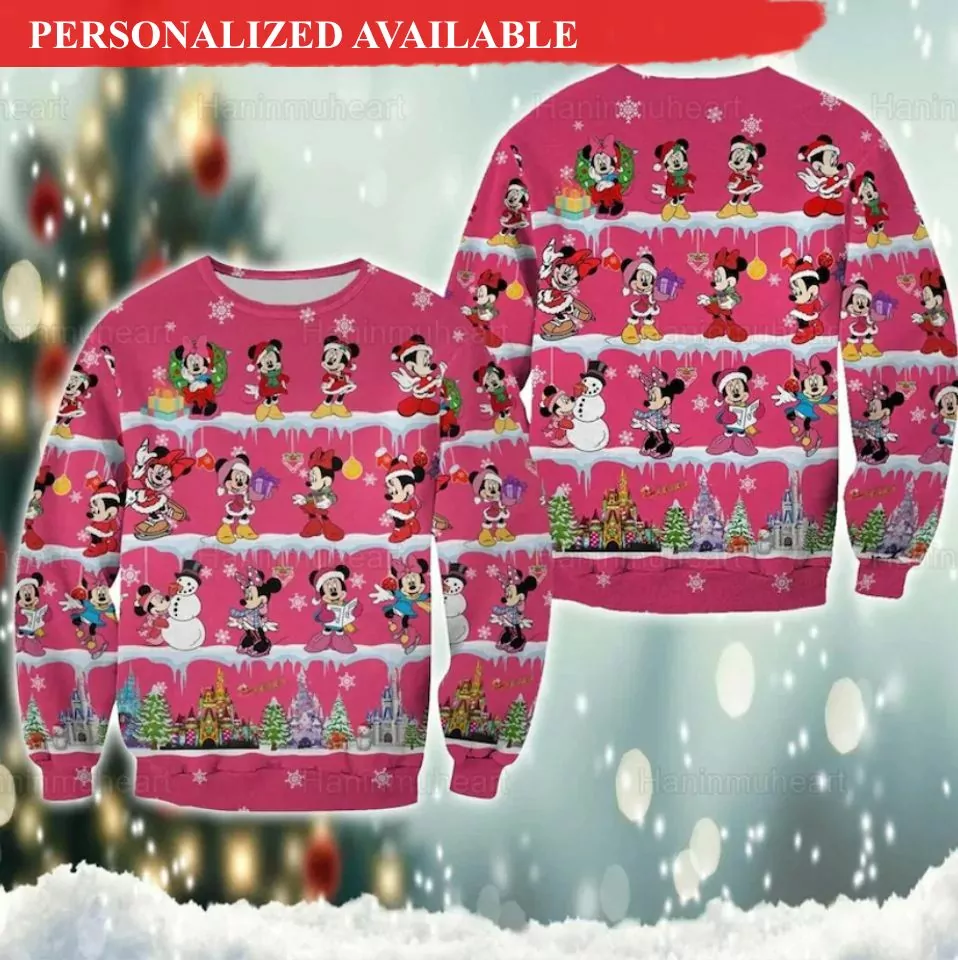 Personalized Disney Goofy Dog Christmas Christmas 3d ugly sweatshirt