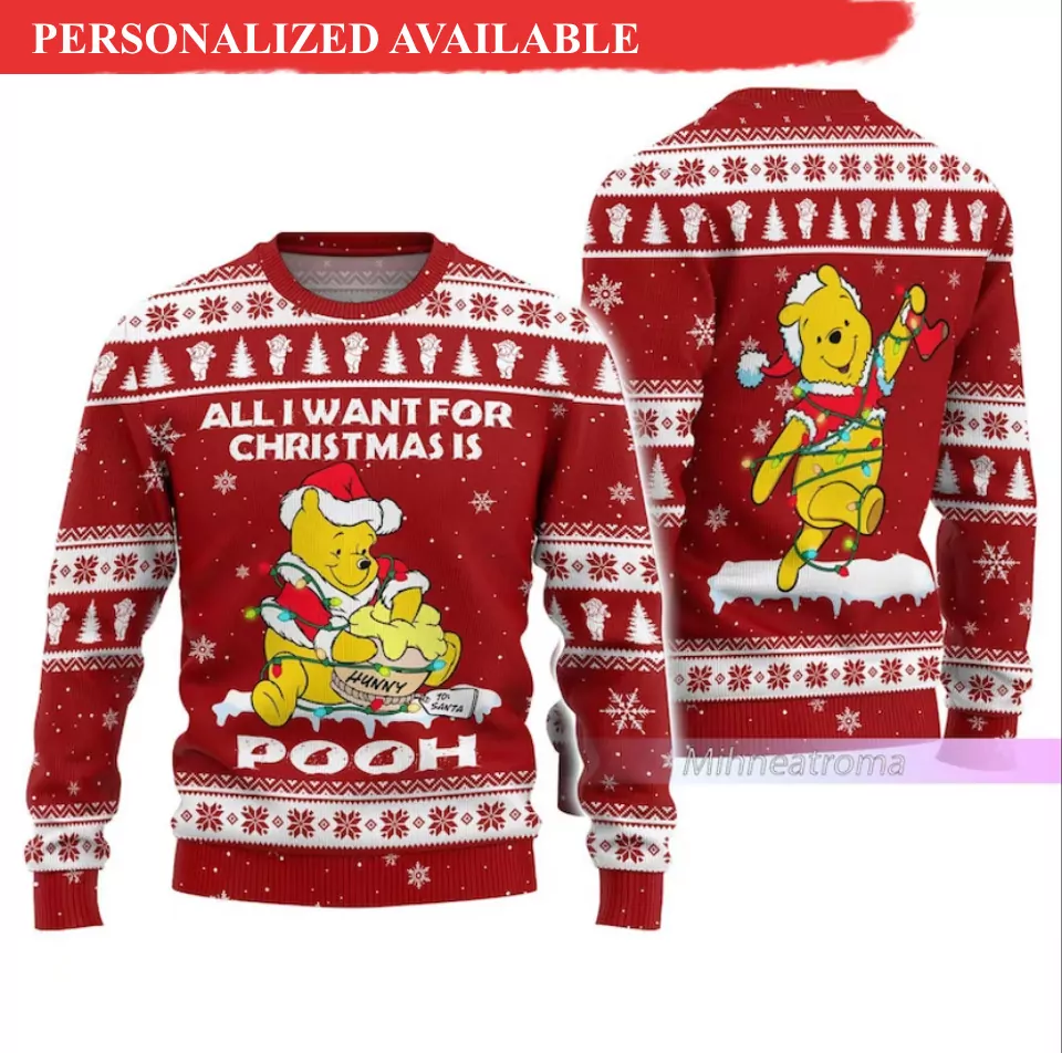 Personalized Disney Mickey Christmas 3d ugly sweatshirt