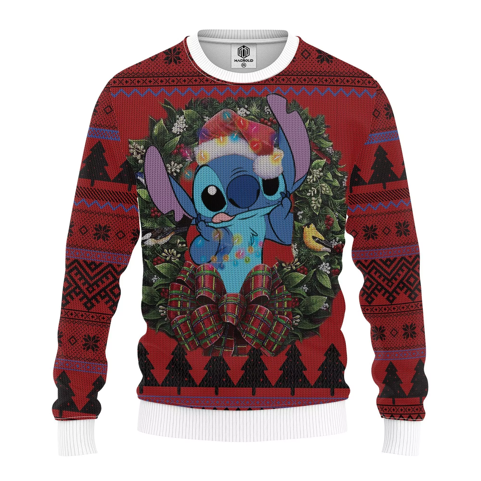 Personalized Lilo And Stitch Disney Christmas 3d ugly sweatshirt