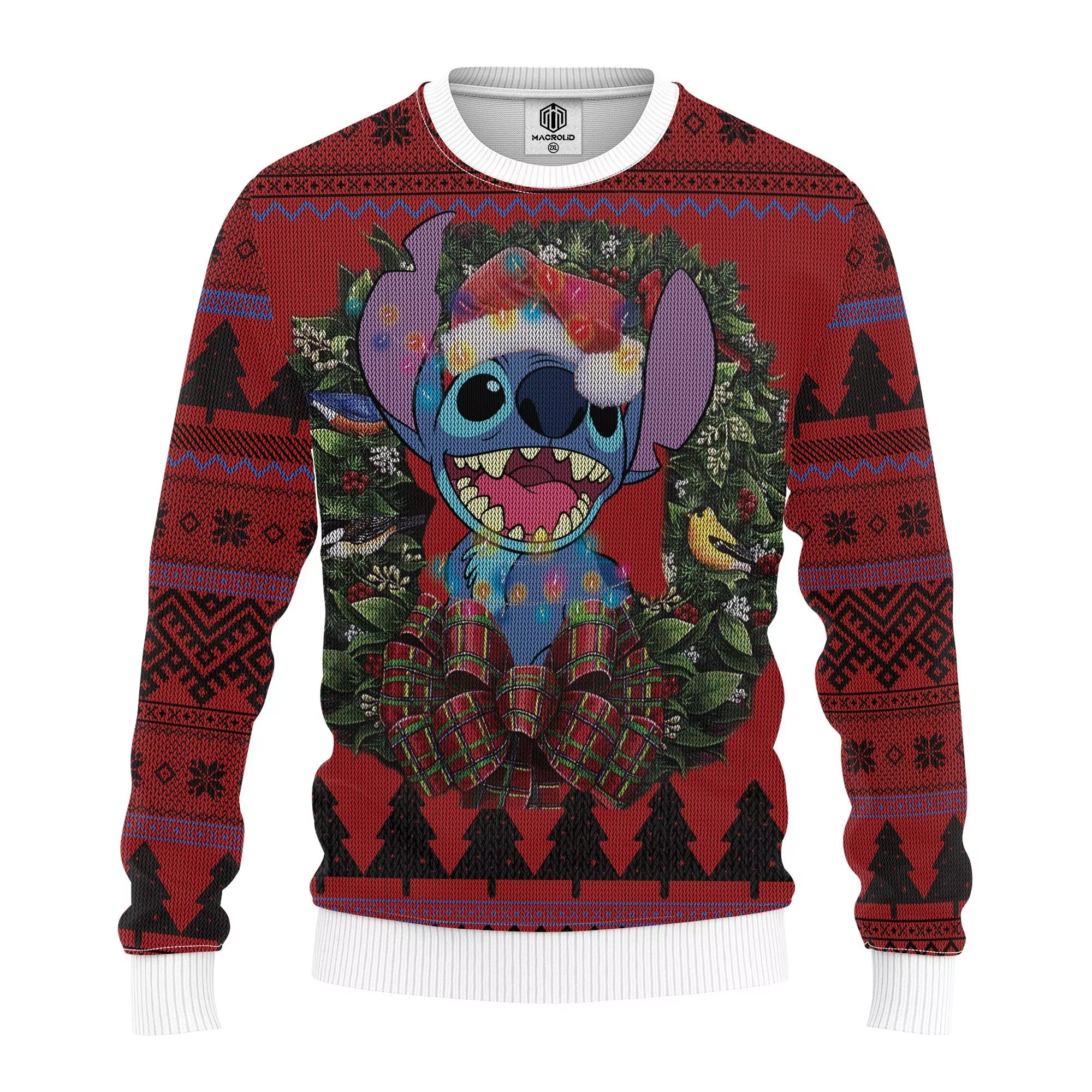 Personalized Lilo And Stitch Disney Christmas 3d ugly sweatshirt