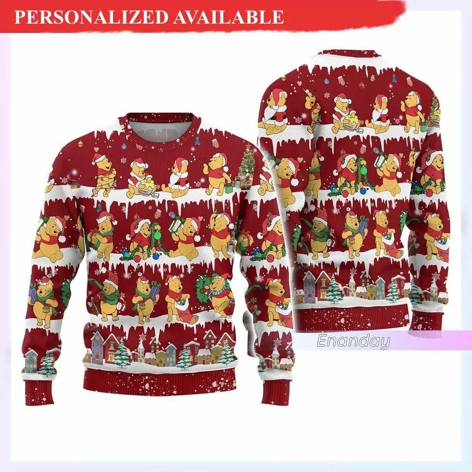 Personalized Lion King Santa Disney Christmas 3d ugly sweatshirt