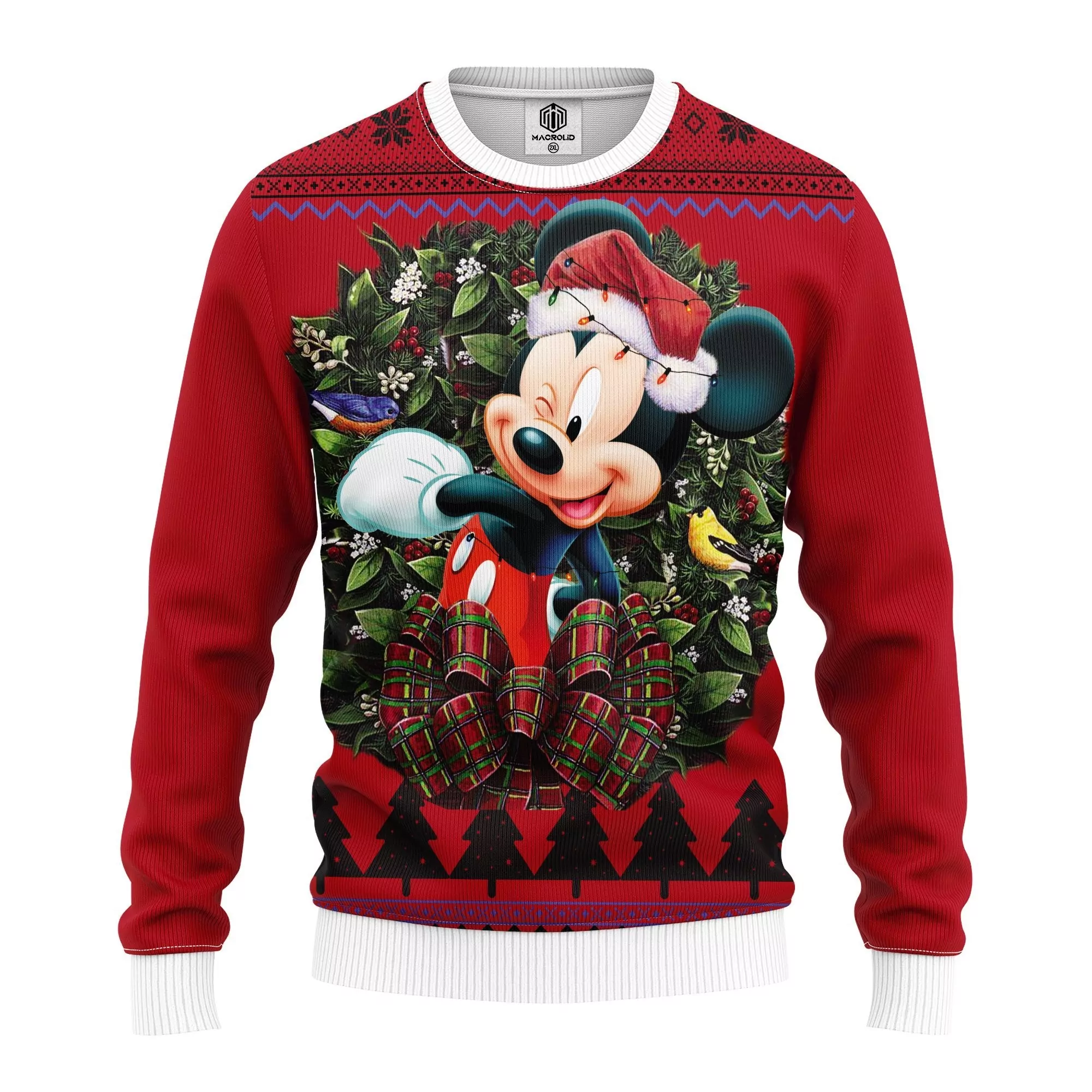 Personalized Mickey Mouse Disney Christmas 3d ugly sweatshirt