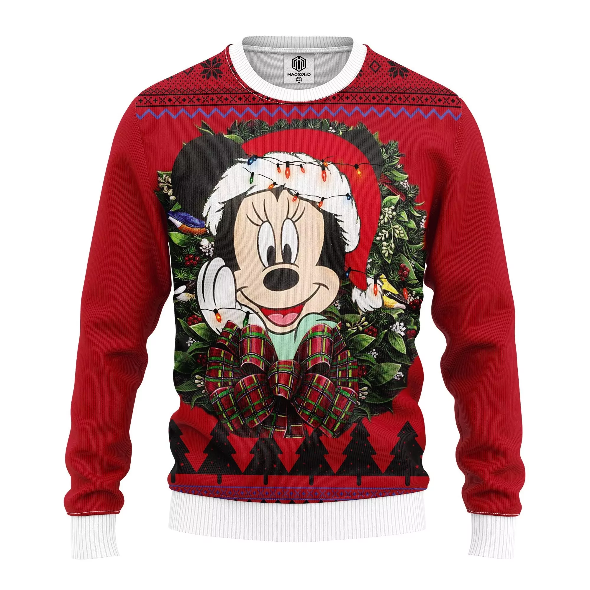 Personalized Mickey Mouse Disney Christmas 3d ugly sweatshirt