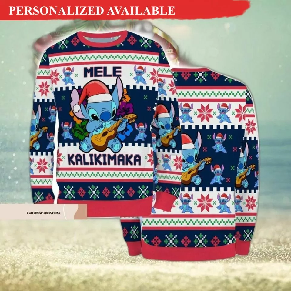 Personalized Minnie Mouse Disney Minnie Christmas Christmas 3d ugly sweatshirt